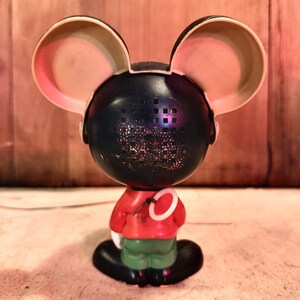 Vintage Working Mickey Mouse Pull String Talking Toy Figure – 1960s–1970s image 4