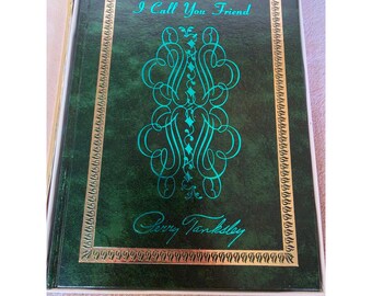 I Call You Friend Perry Tanksley 1970 Vintage Hardcover Poetry Allgood Books