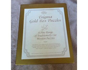 Optimago Enigma Gold Box Wooden Puzzle No 2 The Lands End 262 Pieces England