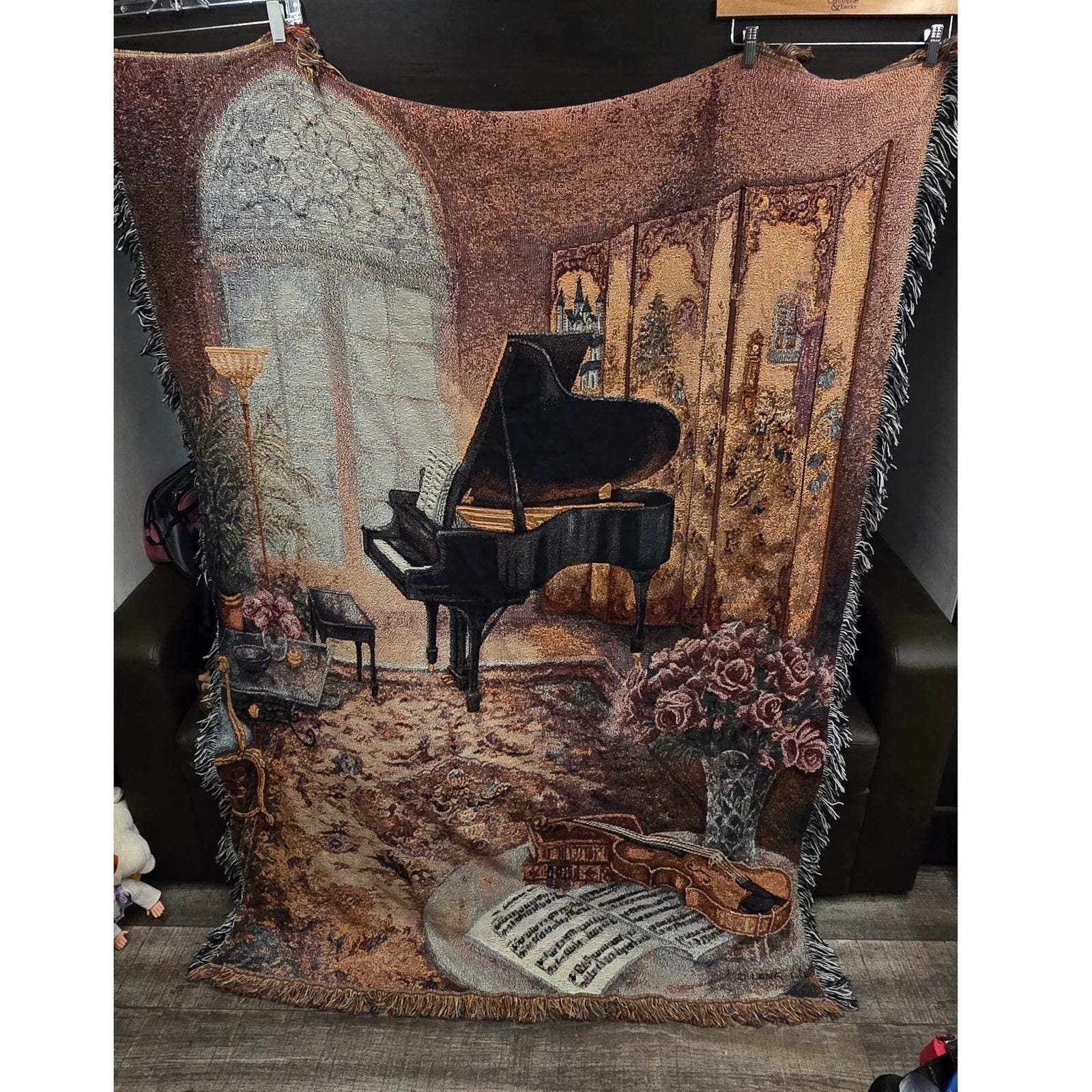 Grand Piano Throw Blanket - Etsy