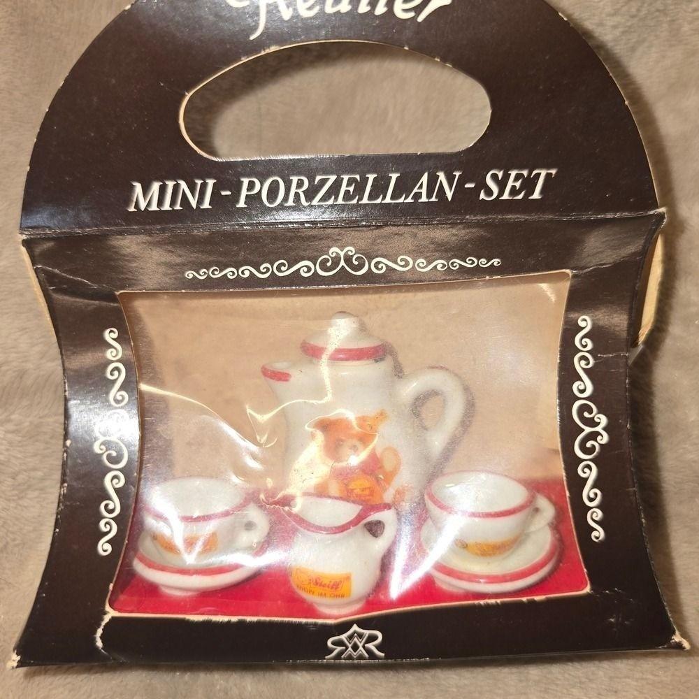 Steiff Bear Tea Set - Etsy