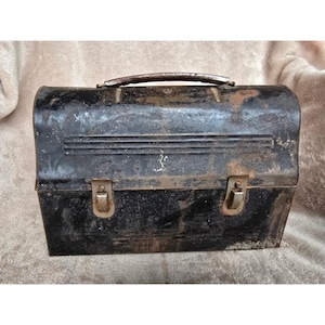 Vintage lunch box metal - Etsy 日本