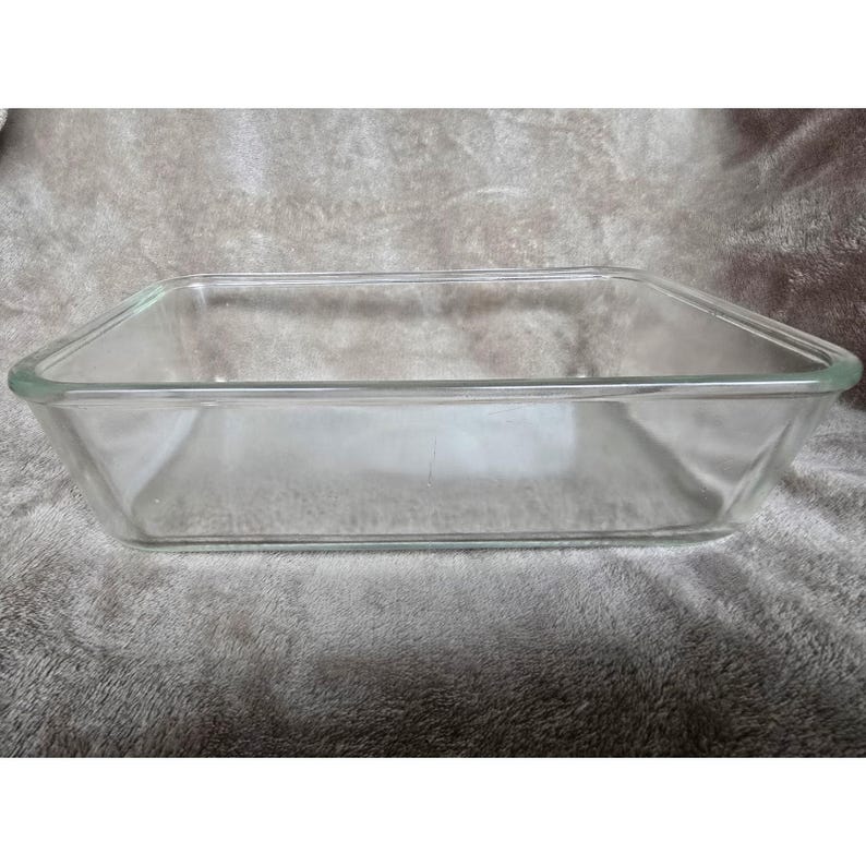 Rectangular Vintage Pyrex Vintage Pyrex Clear Glass Rectangular Baking Dish Hammered Textured ...