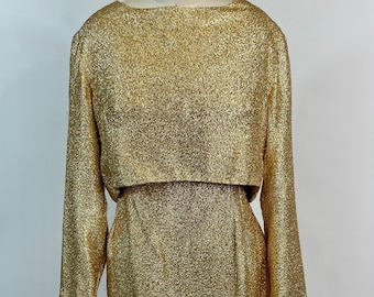 Beautiful Vintage Gold Tinsel Sequin /& Beaded Crystal Trim Perfect for Costumes 4 Pieces 1  Wide Bags Home Decor and More