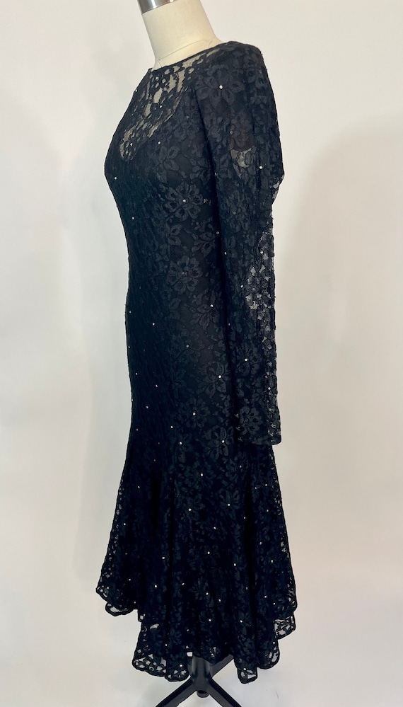 halston fit and flare dress Halston Beverly Satin Fit & Flare Dress main image 1