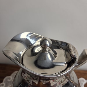 Jarra termo Stanley vintage: jarra de café de acero inoxidable, decoración de cocina retro de mediados de siglo. imagen 3