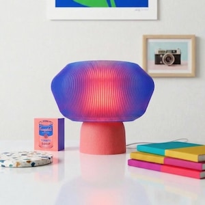 Bruma POP - Bunte 3D Gedruckte Design Tischlampe - Moderne Nachttisch Beleuchtung