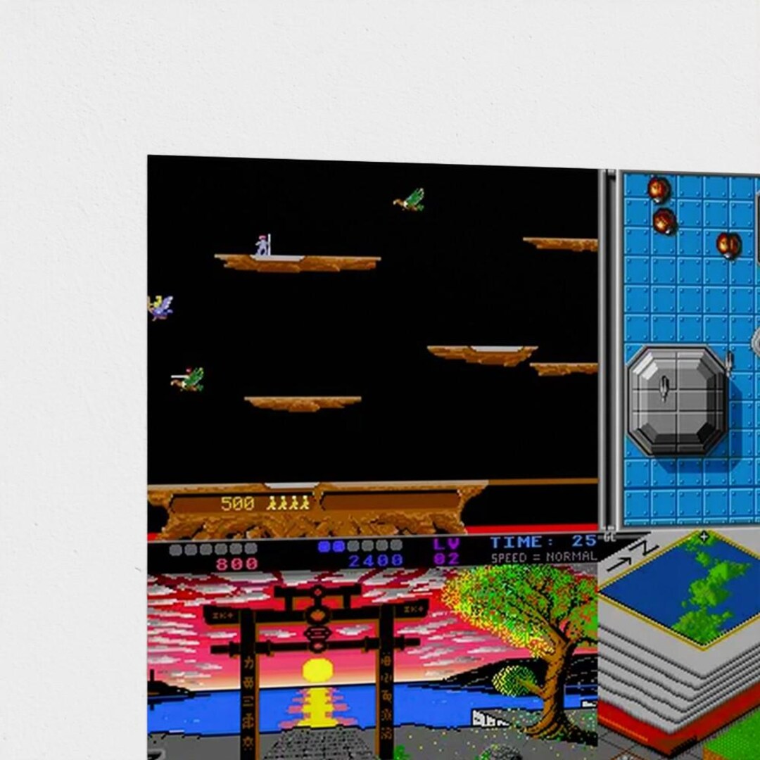 16 Bit Legends Poster Large Oil Painting Style 24x36" / 61.0x91.0cm - Etsy