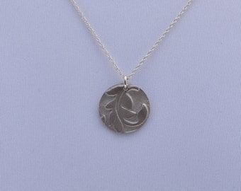 Sterling Silver Vine Pendant