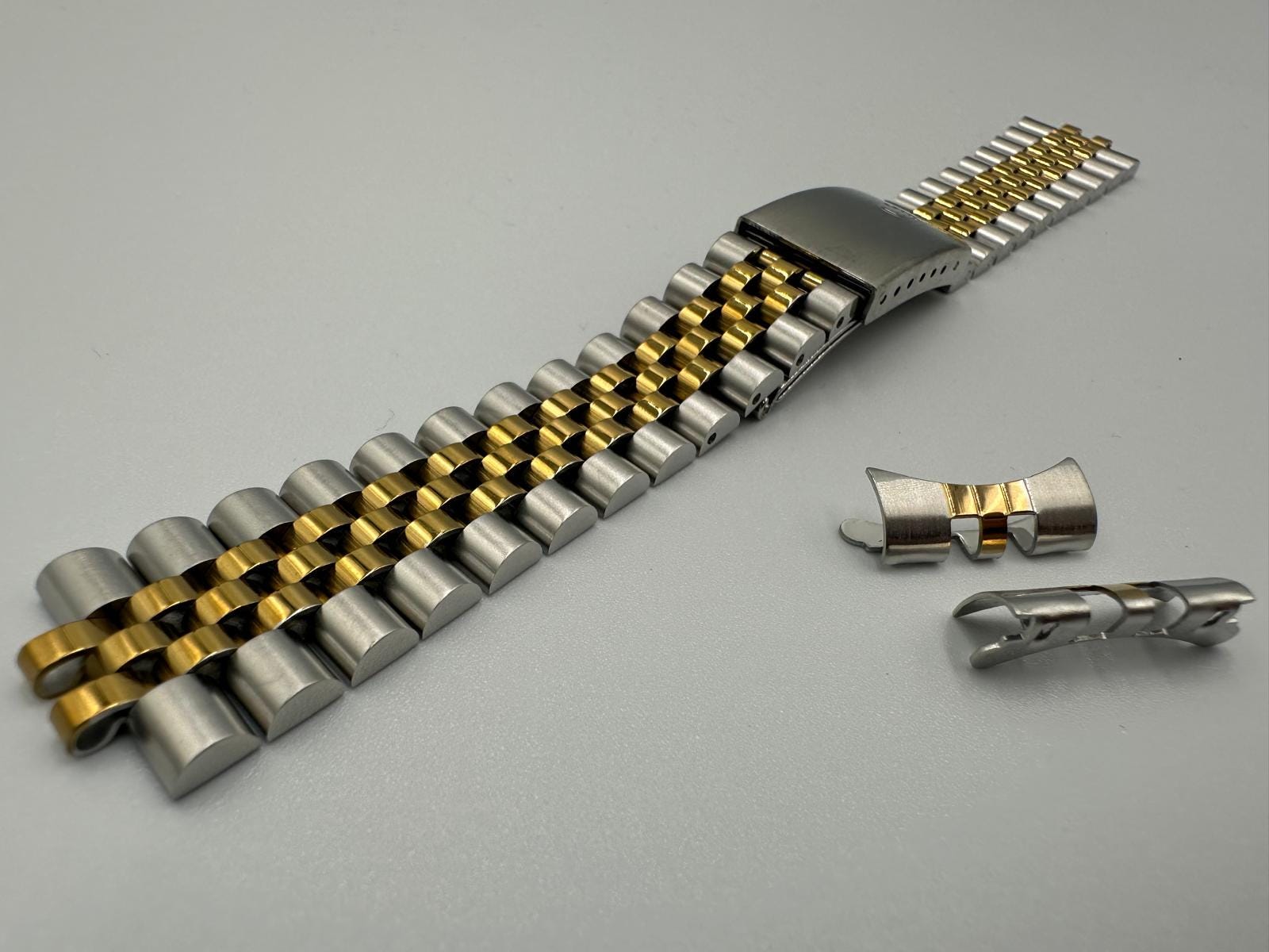 Omega Original Jubilee Gold Filled Mens Watch Band, 19mm. Short , JB Champion Jb Champion Watch - Etsy main image 4