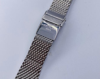 22mm brietling avenger navitimer superocean heritage milanese mesh brecelet for brietling watches stainless steel