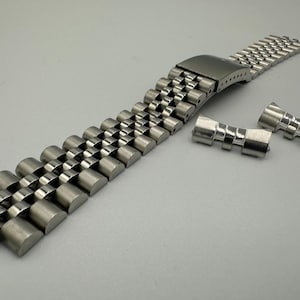 Datejust Daydate Prepetual Jubilee Silver Steel Watch Band Bracelet 19mm 20mm.