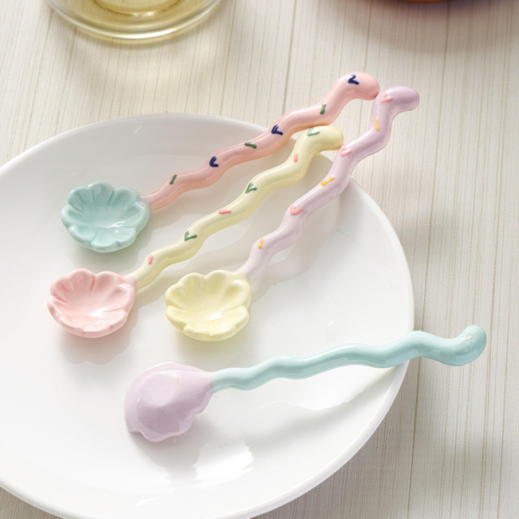 かわいい陶器のスプーン - Etsy 日本