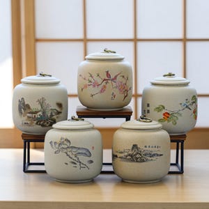 Tea Caddy Japanese - Etsy