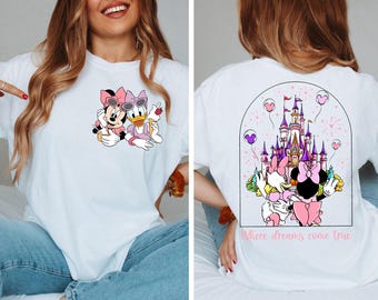 Minnie and Daisy Best Friends Forever Shirt, Disney Besties Matching Tee, Disney Vacation Castle T-shirt, Disneyland Family Trip Outfit