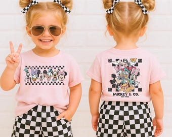 Disney Family Shirts, Disney Vacation Shirt, Disney Group Shirts, Mickey Minnie Goofy Donald Daisy Pluto Shirt, Retro Disneyland Trip Tee