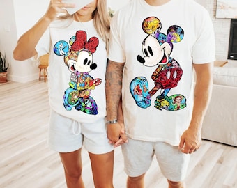 Disney Family Shirts, Mickey Minnie Mouse Shirt, Disney Vacation Trip Tee, Custom Disney World Gifts, Disneyland Couple Shirt, Disney Tee