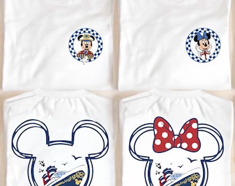 Disney Cruise Line Toddler Shirt, Mickey Captain Family Cruise T-Shirt, Nautical Kids Vacation Tee, Matching Cruise Group Trip Shirts, Adult