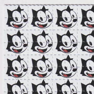 Felix katten Blotter Art - 900 tabletter Psykedelisk LSD Syra Konsttryck