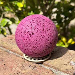 Honey Comb Ruby Sphere (large)