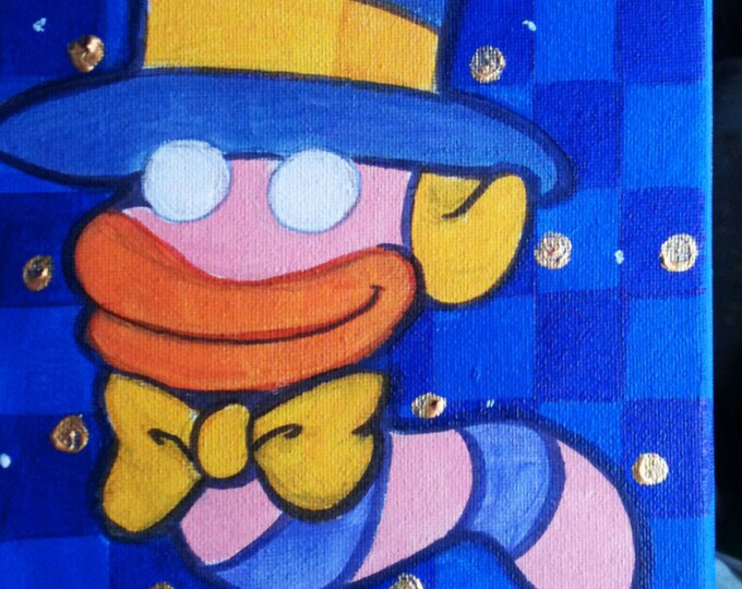 ORIGINAL 8x10 Chuck Quizmo Paper Mario Painting Etsy