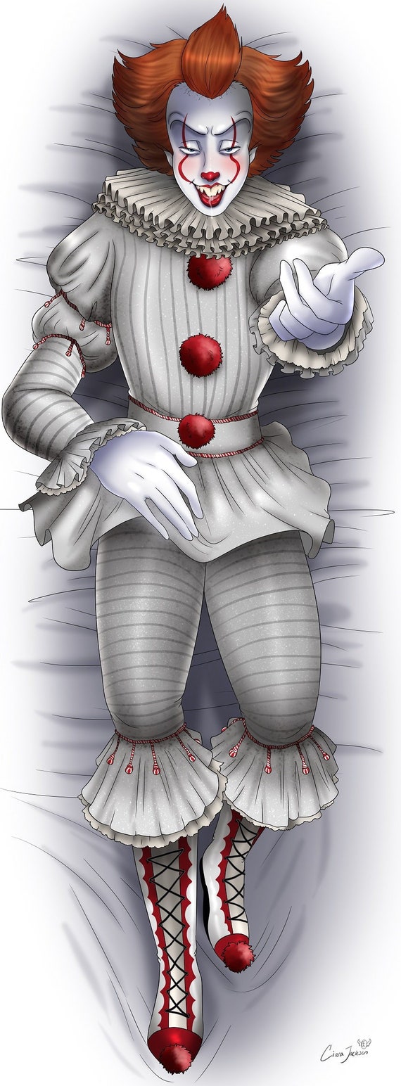 Clown Body Pillow Dakimakura Pennywise 2017 Etsy