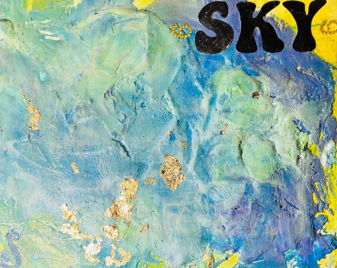 Abstract and mixed media artwork