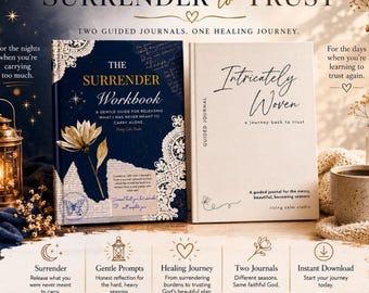 Christian Guided Journals Bundle | Surrender, Trust, Prayer, Reflection (PDF Download)