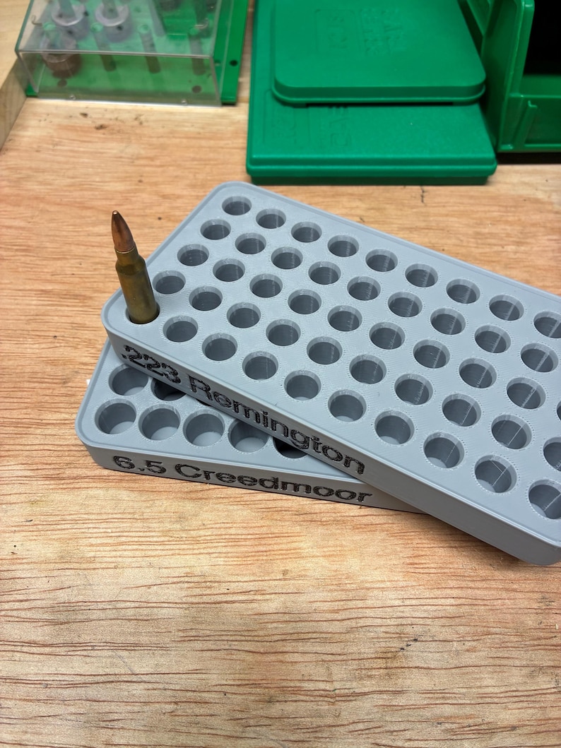 Stackable Reloading Trays Gray