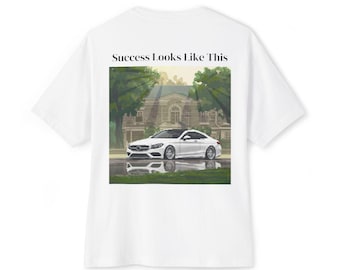 T-shirt voiture rétro pixel art | Coupé de luxe 8 bits | T-shirt esthétique gaming nostalgique | Style voiture pixel vintage