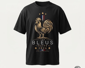 Francia Les Bleus Elite PNG / Gallo Dorado Le Coq Gaulois Copa del Mundo 2026 Archivo de Diseño Gráfico / Camiseta de Lujo FFF PNG Descarga