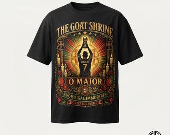 Santuario de la Cabra Ronaldo O Maior PNG / Portugal Número 7 Cr7 Forever Archivo de Diseño Gráfico de Fútbol / Descarga de la Camiseta Inmortal de Portugal PNG