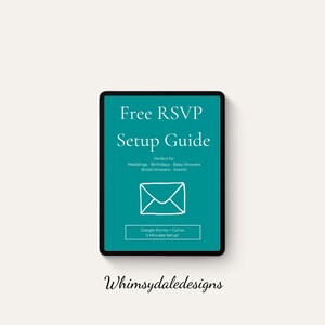 Canva RSVP QR Guide Free Code Einrichtung PDF Tutorial