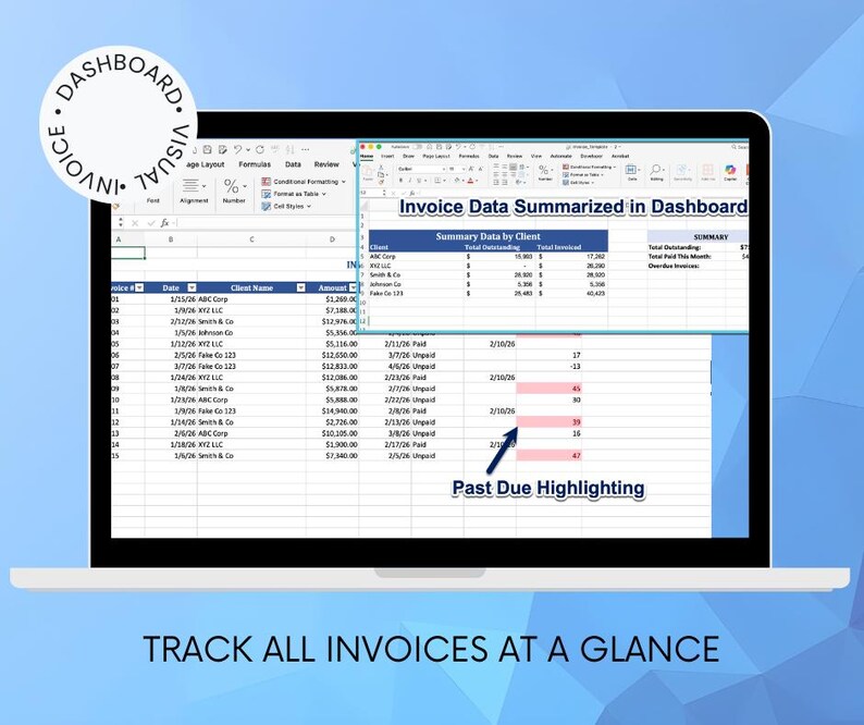 Small Business Financial Templates Bundle: Cash Flow, P&L, Invoices ...