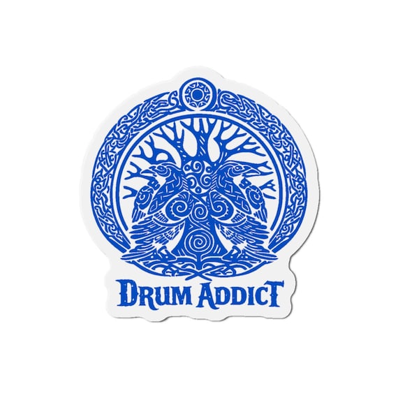 Yggdrasil Pagan Emblems Magnets | Drum Addict Apparel Logo