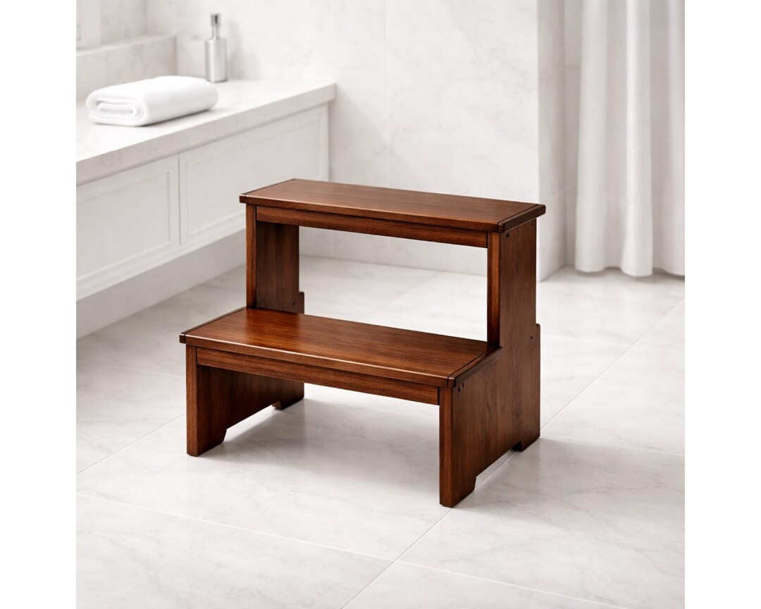 Bamboo Step Stool, Heavy-duty, Anti-slip, Adults & Kids - Etsy