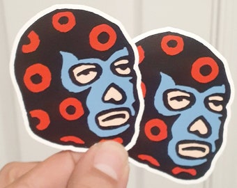 Lucha Fishman Phish Sticker 2 pack vinyl stickers