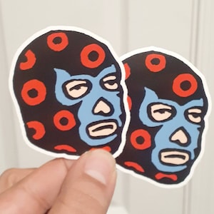 Lucha Fishman Phish Sticker 2 pack vinyl stickers