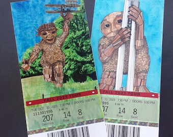 Phish Dayton Nutter Center 2023 Ticket Stub phan art phish stubs phish art