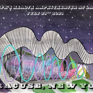 Phish Syracuse 2023 phan art print phish poster phish art phish stubs