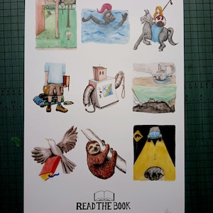 Read the Book- Phish art print gamehendge phanart phishart
