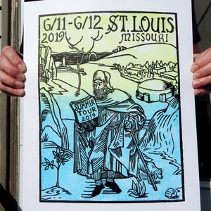 Phish St. Louis 2019 block print image 1