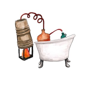 Bathtub Gin- Phish art print song art phanart phishart