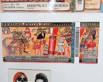 フィッシュ リビエラマヤ 2026 マグネット チケット 半券 art phanart メキシコ