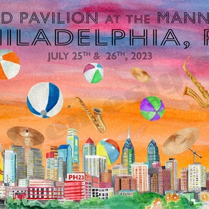 Phish Mann Center Philadelphia 2023 phan art print phish poster phish art phish stubs