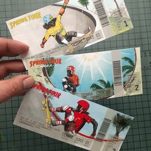 Phish Hollywood Bowl 2023 Ticket Stub-fankunst phish-kunst phish-stubs