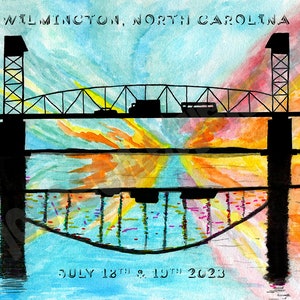 Phish Wilmington NC 2023 phan art print phish poster phish art