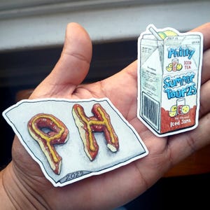 Phish Philly 2025 Sticker 2 pack vinyl stickers Mann Center