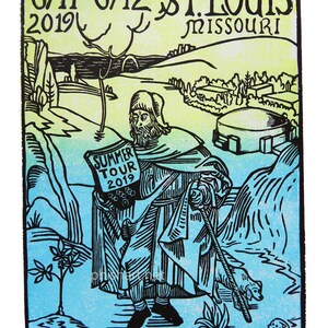 Phish St. Louis 2019 block print image 4