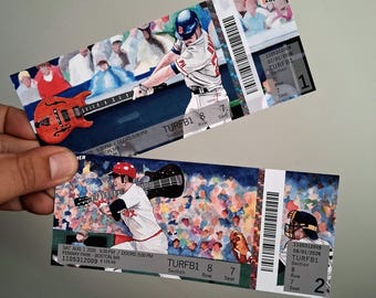 Phish Fenway Park Boston Ticket Stub phan art phishart